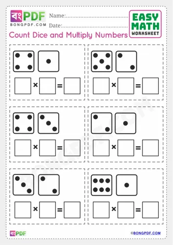 Dice Multiplication English