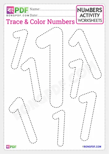 English Number Tracing