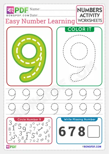 Free Learn English Number Worksheet Download