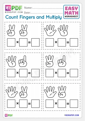 Fingers multiplication english