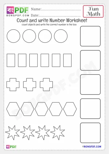 Kindergarten Counting Numbers