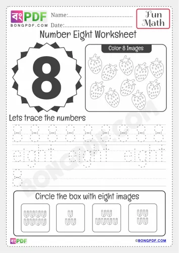 Free Learn Kindergarten Numbers Worksheet Download