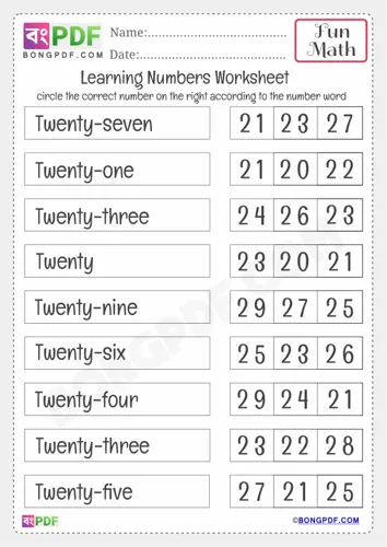 Select Right Number