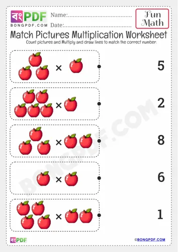 Match Pictures Multiplication