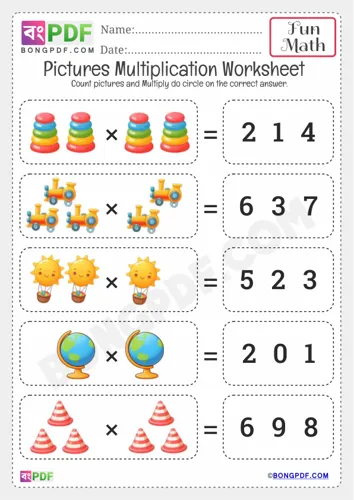 Pictures Fun Multiplication