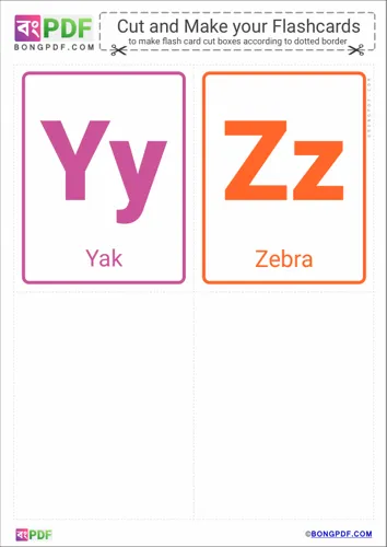 Free Learn Simple Alphabets Flashcards Worksheet Download
