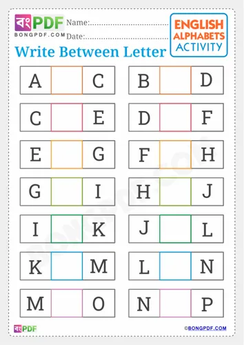 Write Between Alphabets
